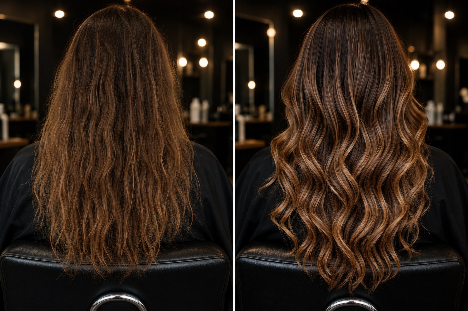 Πριν και μετά balayage στο Colour Salon